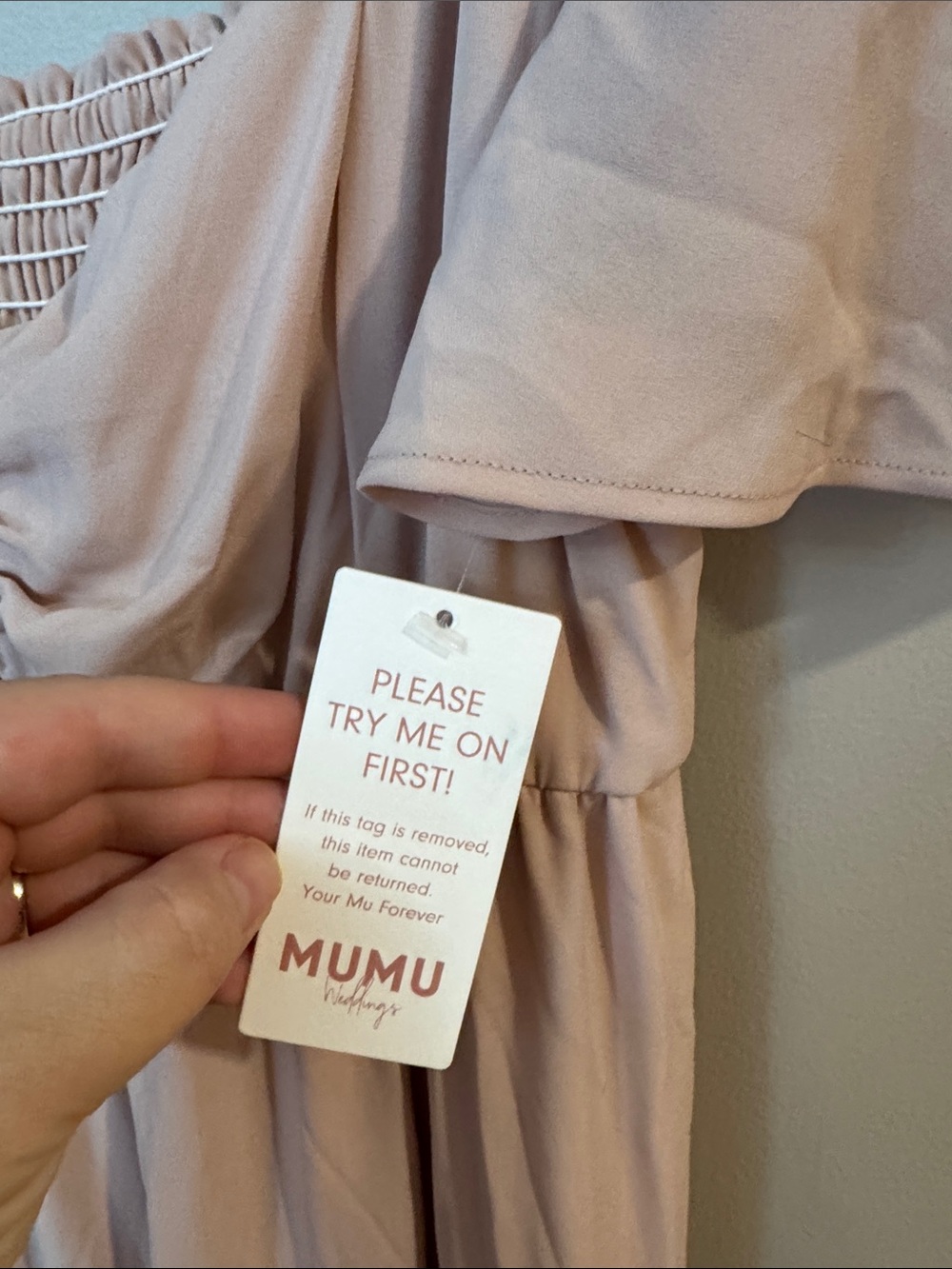 NWT Show Me Your Mumu Nicole Maxi Dress Blush Pink Size XL - Picture 4 of 7